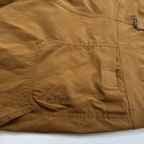Kuhl Hiking Shorts Mens 40 Brown Outdoor Cargo Zip Pockets Stretch Nylon 108846 - Picture 10 of 12